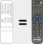 Replacement remote control for REMCON378