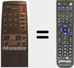 Replacement remote control for REMCON267