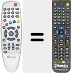Replacement remote control for 060508B