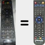 Replacement remote control for 1 A 12 H