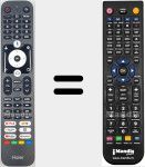 Replacement remote control for 0530089674 (70061580)