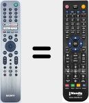 Ersatzfernbedienung f&uuml;r RMF-TX621E (100994912)