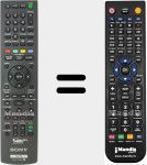 Replacement remote control for RMT-D251P (148069811)