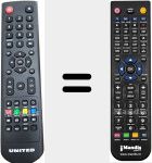 Replacement remote control for YDX-106-C-2