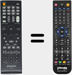 Replacement remote control for RC-762M (24140762)