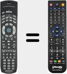 Replacement remote control for RC-447M (24140447)