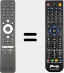 Replacement remote control for RC112GH (306044027FHUN001)