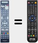 Replacement remote control for RC027SR (30701016400AM)