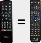 Replacement remote control for 3GO-001