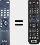 Replacement remote control for RM18 (613RM1842A1)