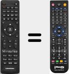 Replacement remote control for 9178018108