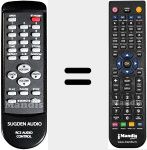 Replacement remote control for RC5-1