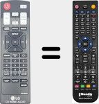 Replacement remote control for AKB74955392