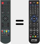 Replacement remote control for AW-LED32X6FL