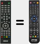 Replacement remote control for AKTV4620