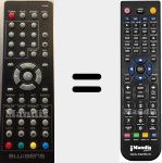 Replacement remote control for RC005