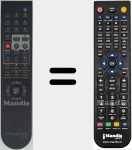 Replacement remote control for RM-1000