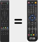 Replacement remote control for D80002907