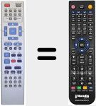 Replacement remote control for REMCON405