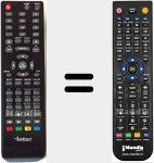 Replacement remote control for Inter003