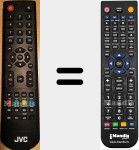 Replacement remote control for LT-58HV92