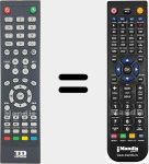 Ersatzfernbedienung f&uuml;r K48DLS6F