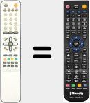 Ersatzfernbedienung f&uuml;r LCD42HDTK