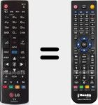 Ersatzfernbedienung für AKB73975761