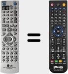 Replacement remote control for 6711R1P104C