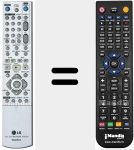 Replacement remote control for 6711R1P108D