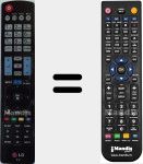 Ersatzfernbedienung für AKB73756561