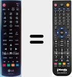 Replacement remote control for AKB74475403