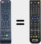 Ersatzfernbedienung für 78001028N