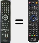 Replacement remote control for RC006BD (307010053030M)