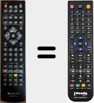 Replacement remote control for SLIM19DVD