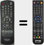 Ersatzfernbedienung für RC601CR (00MZK01CW0010)