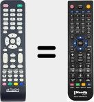Replacement remote control for MiDE032v10
