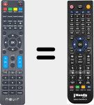 Replacement remote control for NVR-8060-434K2S-SMAN