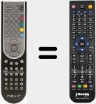 Replacement remote control for NVR750242HDN