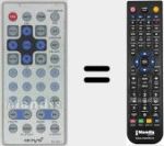 Replacement remote control for RC-6011