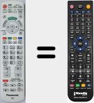 Replacement remote control for N2QAYB000785