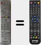 Replacement remote control for N2QAYB000928