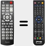 Replacement remote control for REMCON686