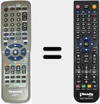 Replacement remote control for N2QAKB000041