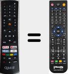 Replacement remote control for QT32NX73