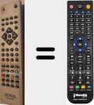 Ersatzfernbedienung für LED-2233DVB-C