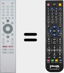 Replacement remote control for RC112GHW (306044027FHUN006)