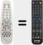 Replacement remote control for RC 1540 (00021055)