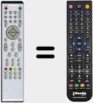 Replacement remote control for RC49TV