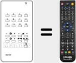 Replacement remote control for RM-501